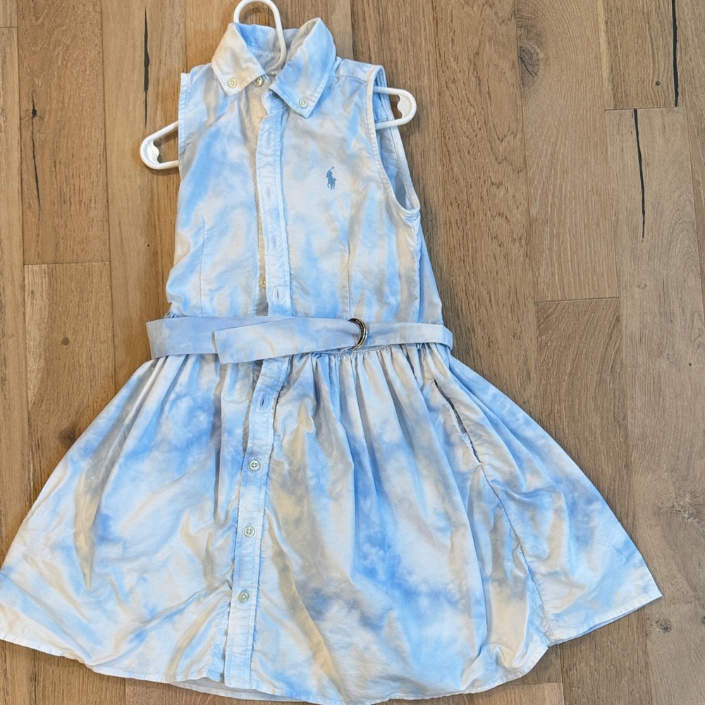 Ralph Lauren Light Blue Kids Dress